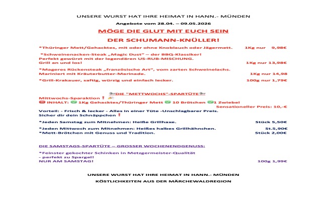Wochenangebote