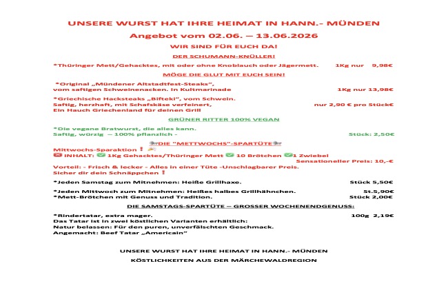 Wochenangebote