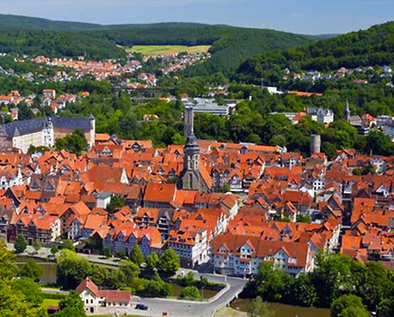 Blick auf die Hannoversch Münden