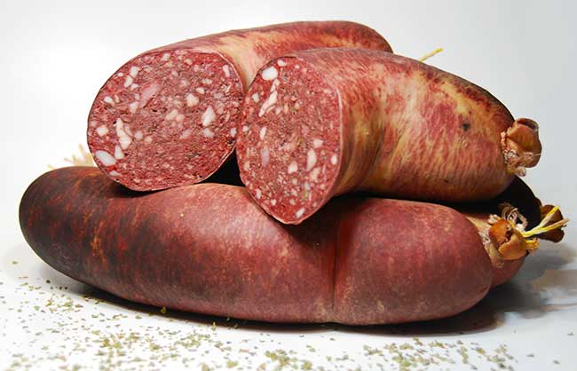 BLUTWURST HAUSMACHER ART BLUTWURSTKÖNIG, IM NATURDARM