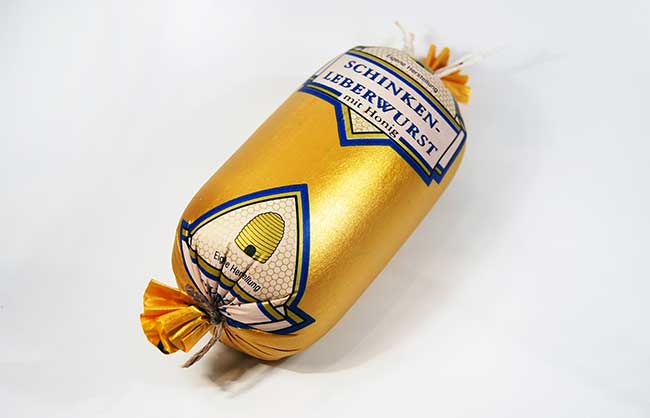 DELIKATESS-LEBERWURST „GENUSSRITTER“, IM PORTIONSDARM