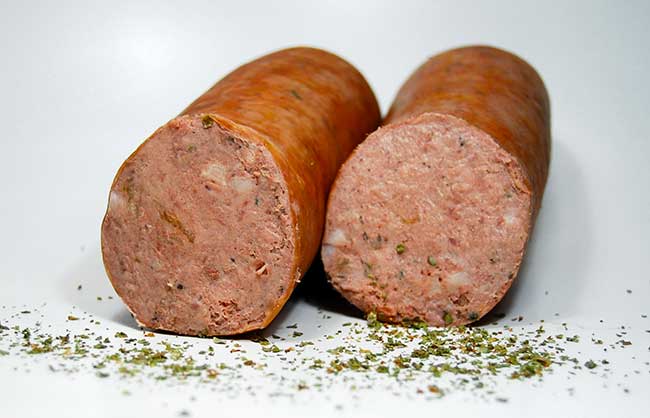 GROBE LEBERWURST HAUSMACHER ART, IM NATURDARM