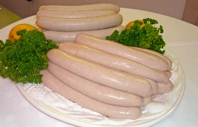 WEISSE SCHLESISCHE BRATWURST RITTER DER WEISSWURST